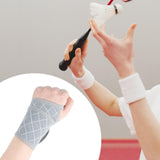 Maxbell Wrist Compression Strap Sport Supporting Wrist Brace Comfortable Grey