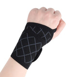 Maxbell Wrist Compression Strap Sport Supporting Wrist Brace Comfortable Black