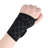 Maxbell Wrist Compression Strap Sport Supporting Wrist Brace Comfortable Black