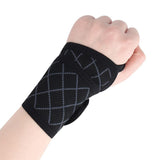 Maxbell Wrist Compression Strap Sport Supporting Wrist Brace Comfortable Black