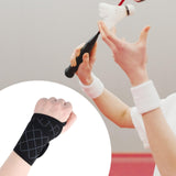 Maxbell Wrist Compression Strap Sport Supporting Wrist Brace Comfortable Black