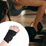 Maxbell Wrist Compression Strap Sport Supporting Wrist Brace Comfortable Black