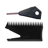 Maxbell Surfboard Wax Comb with Fin Key Fittings Cleaning for Skimboard Water Sports