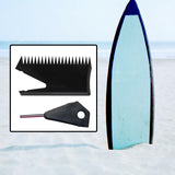 Maxbell Surfboard Wax Comb with Fin Key Fittings Cleaning for Skimboard Water Sports