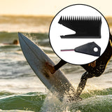 Maxbell Surfboard Wax Comb with Fin Key Fittings Cleaning for Skimboard Water Sports