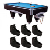 Maxbell 6Pcs Premium Billiard Baskets Pool Table Basket Billiard Pool Table Liners
