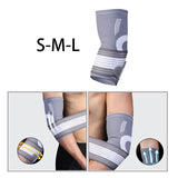 Maxbell Compression Sleeve Wrap Gym Men Baseball Sport Elbow Brace Small