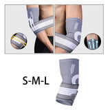 Maxbell Compression Sleeve Wrap Gym Men Baseball Sport Elbow Brace Small