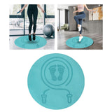 Maxbell Fitness Exercise Mat Indoor Outdoor Round Mat Non Slip Workout Padded Mat indigo