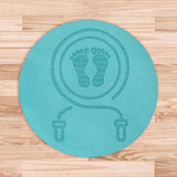 Maxbell Fitness Exercise Mat Indoor Outdoor Round Mat Non Slip Workout Padded Mat indigo