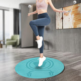 Maxbell Fitness Exercise Mat Indoor Outdoor Round Mat Non Slip Workout Padded Mat indigo