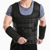 Maxbell Weight Vest Weighted Bracelet Ankle Weights Jacket Loading Vest for Training 15kg Capacity