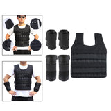 Maxbell Weight Vest Weighted Bracelet Ankle Weights Jacket Loading Vest for Training 35kg Capacity