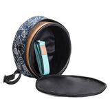 Maxbell Canvas Wheel Bag Yoga Sports Dharma Wheel Fitness with Zippers A
