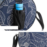 Maxbell Canvas Wheel Bag Yoga Sports Dharma Wheel Fitness with Zippers A