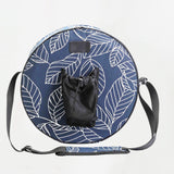 Maxbell Canvas Wheel Bag Yoga Sports Dharma Wheel Fitness with Zippers A