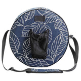 Maxbell Canvas Wheel Bag Yoga Sports Dharma Wheel Fitness with Zippers A