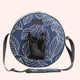 Maxbell Canvas Wheel Bag Yoga Sports Dharma Wheel Fitness with Zippers A