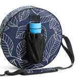 Maxbell Canvas Wheel Bag Yoga Sports Dharma Wheel Fitness with Zippers A