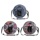 Maxbell Canvas Wheel Bag Yoga Sports Dharma Wheel Fitness with Zippers A