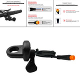 Maxbell TT-008 Quick Thumb Throttle Right Hand Conversion Durable for MTB Bike Waterproof