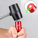 Maxbell Fork Nut Setter for 1 1/8 inch Tube Headset Nut Installer Red and Hammer