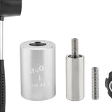 Maxbell Fork Nut Setter for 1 1/8 inch Tube Headset Nut Installer Gold with Hammer