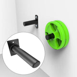 Maxbell Wall Mounted Weight Plate Holder Bodybuilding Deadlift for Home Fitness