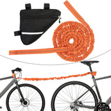 Maxbell Bicycle Tow Rope MTB Bungee Cord Nylon Road Bicycle  Orange Triangle Bag
