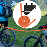 Maxbell Bicycle Tow Rope MTB Bungee Cord Nylon Road Bicycle  Orange Triangle Bag