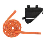 Maxbell Bicycle Tow Rope MTB Bungee Cord Nylon Road Bicycle  Orange Triangle Bag