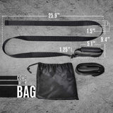 Maxbell Dumbbell Pulls Up Handle Grips Strap Polyester for Office Exercise Equipment