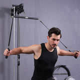 Maxbell Triceps Rope Pull Down Handle Heavy Duty Pulley System for Strength Training