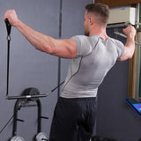 Maxbell Triceps Rope Pull Down Handle Heavy Duty Pulley System for Strength Training