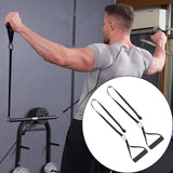 Maxbell Triceps Rope Pull Down Handle Heavy Duty Pulley System for Strength Training