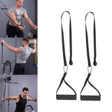 Maxbell Triceps Rope Pull Down Handle Heavy Duty Pulley System for Strength Training