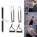Maxbell Tricep Rope Straight Bar Cable Machine Equipment Fitness for Rowing Machine
