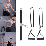 Maxbell Tricep Rope Straight Bar Cable Machine Equipment Fitness for Rowing Machine