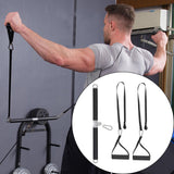 Maxbell Tricep Rope Straight Bar Cable Machine Equipment Fitness for Rowing Machine