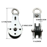 Maxbell Swivel Bearing Lifting Pulley with Carabiner with Hanging Band for Lifting