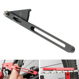 Maxbell Bike Chain Wear Indicator Durable for Bicycle Mountain Road Bike Riding Black