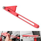 Maxbell Bike Chain Wear Indicator Durable for Bicycle Mountain Road Bike Riding Red