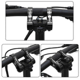 Maxbell Folding Bike Double Stem Aluminum Alloy for Cycling Spare Replacement Black