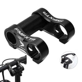 Maxbell Folding Bike Double Stem Aluminum Alloy for Cycling Spare Replacement Black