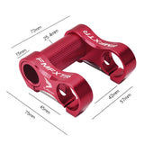 Maxbell Folding Bike Double Stem Aluminum Alloy for Cycling Spare Replacement Red