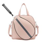 Maxbell Tennis Handbag Portable Racquet Covers Sport Bag Tote Tennis Racket Bag Pink