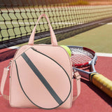 Maxbell Tennis Handbag Portable Racquet Covers Sport Bag Tote Tennis Racket Bag Pink