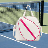 Maxbell Tennis Handbag Portable Racquet Covers Sport Bag Tote Tennis Racket Bag White