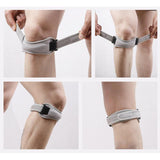 Maxbell Patella Strap Stabilizing Belt Support for Soccer Basketball Outdoor Sports Grey