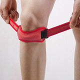 Maxbell Patella Strap Stabilizing Belt Support for Soccer Basketball Outdoor Sports Red